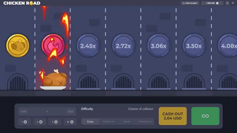 Version de démonstration du jeu Chicken Road.